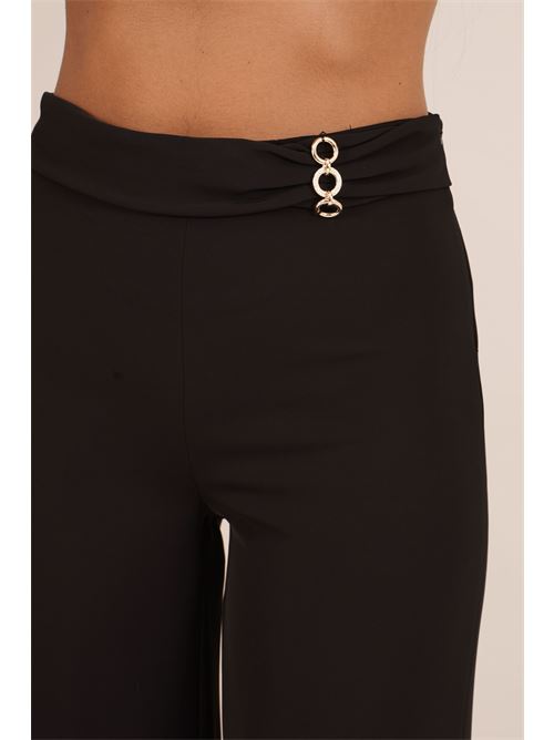 Pantalone palazzo GM by Gai Mattiolo | GM4344NERO